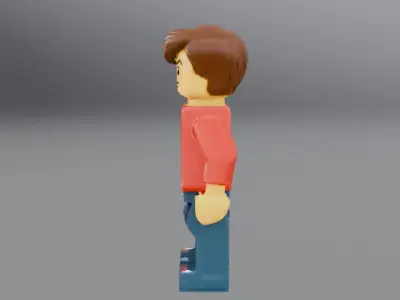 lego doll 3D model