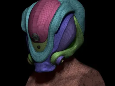 SCIFI HELMET 03 Free 3D model