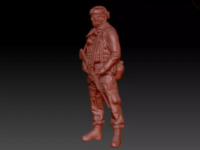 Thai soldier 3D print model
