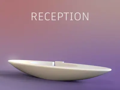 reception marble 3D model