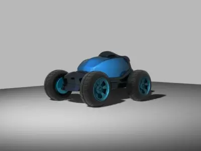 BLAST  TOY CAR 3D model
