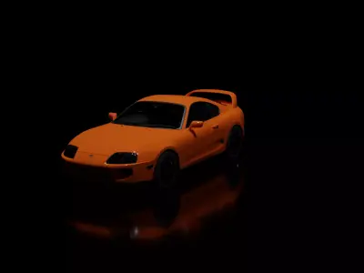 Toyota Supra 3D model by etemulusoy34