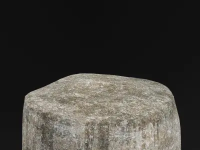 Greek Column Drum  Low-poly 3D model purchase
