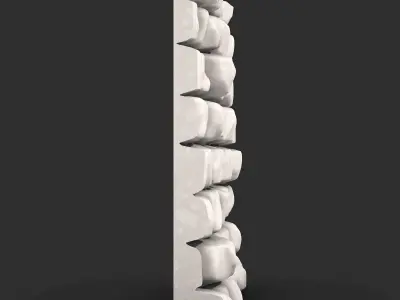 Rock Wall Building Component 3D print model