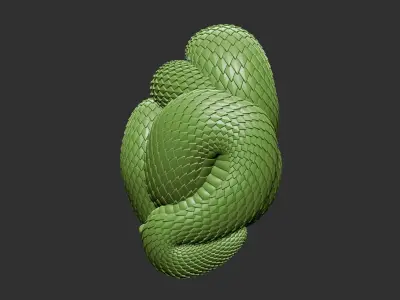 snake head 3D print model
