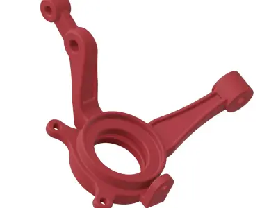 Plastic Vehicle Steering Knuckle Toy 3D model