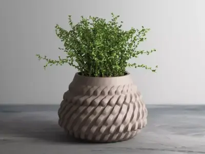vase pot planter 3d print c04  3D print model