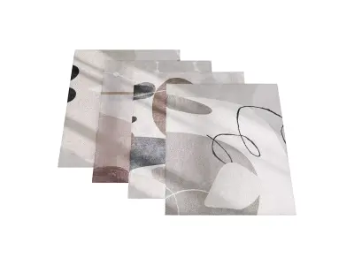 Carpet set 17 3D model