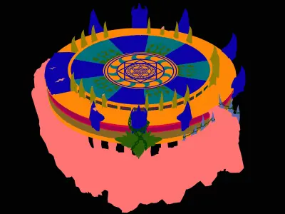 gAME Underworld - BOSS station 01 3D model