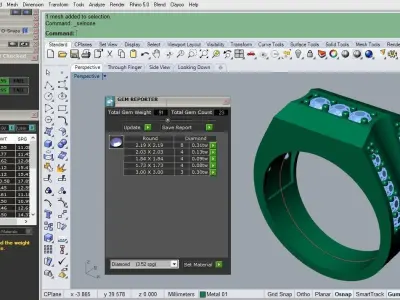 man ring 3D print model