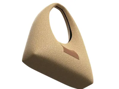 Marc Jacobs Sack Tote Raffia Bag  Low-poly 3D model