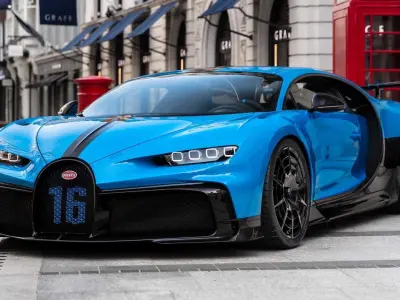 Bugatti Chiron Low-poly 3D model