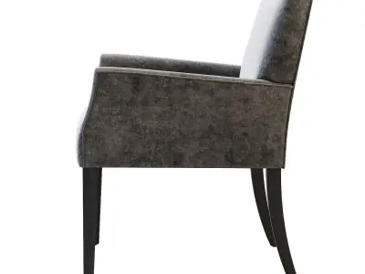 Luz Armchair Low-poly 3D model