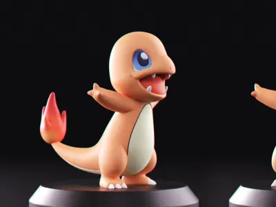 Pokemon - Charmander 3D print model