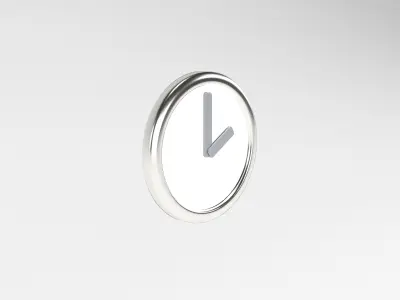 Two O Clock Low-poly 3D model