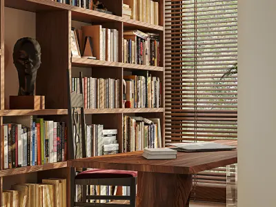 luxury living room dining room interior scenes 45 3D model purchase