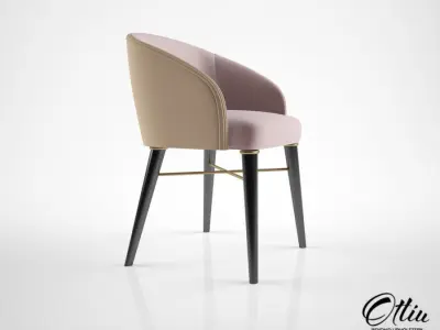 Ottiu Ingrid dining chair 3D model