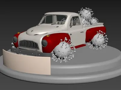 3D CORONA TRUCK 3D print model