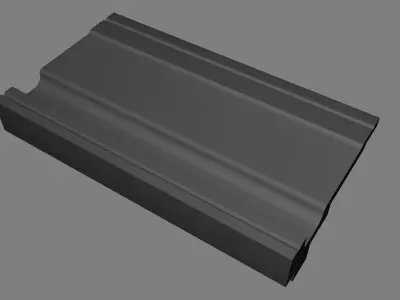Cornice Moulding Low-poly 3D model