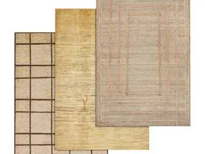 Rug Set 1891 3D model