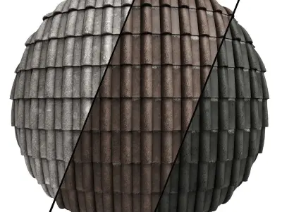 Cement Roofing Pack 1 Texture