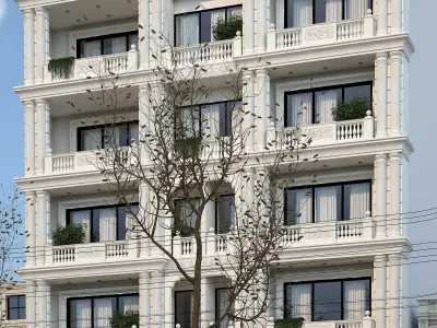 Classic facede 3D model