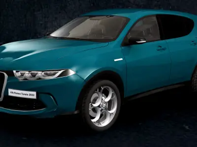 Alfa Romeo Tonale  Low-poly 3D model