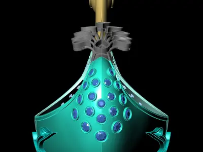 Peacock Decoration Project 3D print model