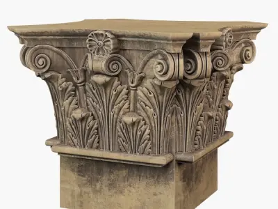 Classic capital models 3D model