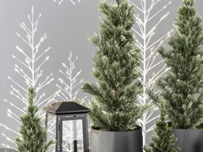 Christmas Decoration Set 3D model