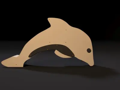 Dolphin slide 3D model