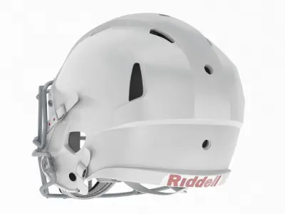 Riddell Victor Youth Football Helmet with Facemask 3D model