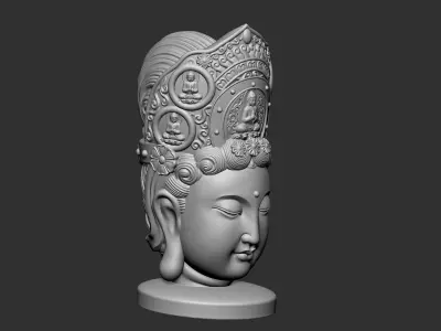 Kwanyin Bodhisattva 2 3D print model
