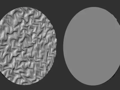 Drapery Sculptures Circle Wall Art Panel for CNC or 3D Print STL 3D print model