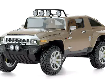 Hummer HX 3D model