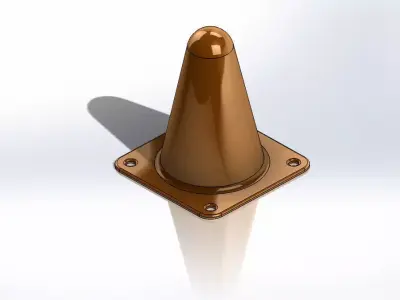 Traffic Cone 3D print model