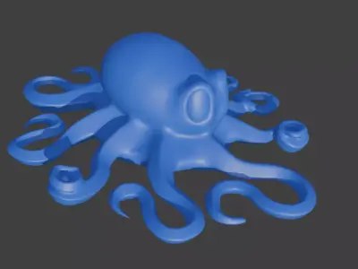 octopus 3D print model purchase