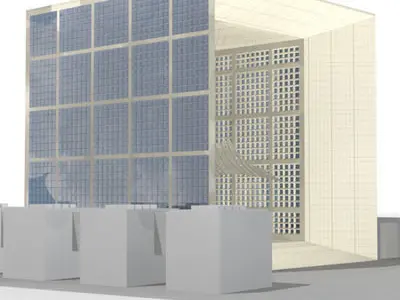 Paris Arche 3D model