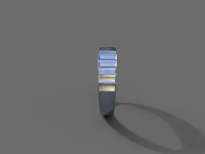 High-Quality 3D Ring Model Low-poly 3D model shop