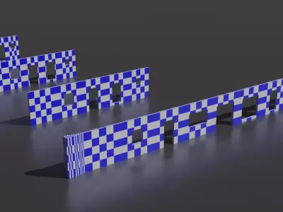 Modular Architecture Free Free low-poly 3D model