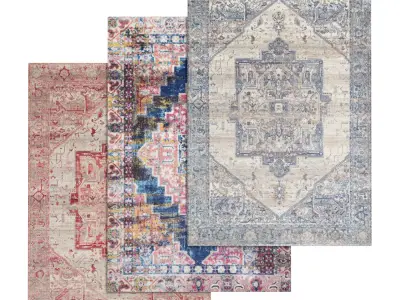 Rug Set 1570 3D model