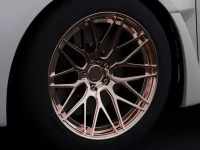 F1R F103 Aftermarket Wheel Low-poly 3D model