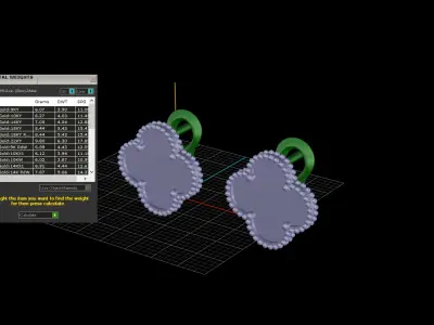 Earrings 50320 3D print model