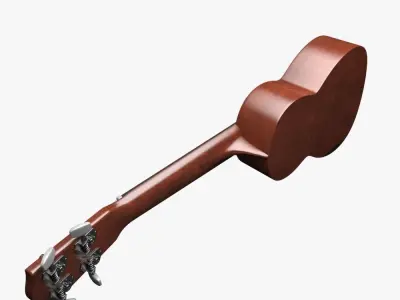 Ukulele 3D model