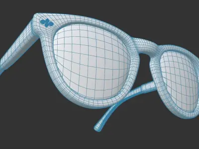 Luxury Sunglasses 3D Model 2 3D model