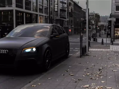 Audi A3 Sline  modified package Low-poly 3D model