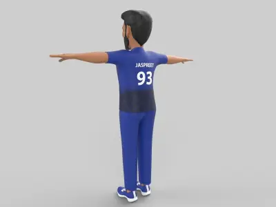 Jasprit Bumrah 3D model