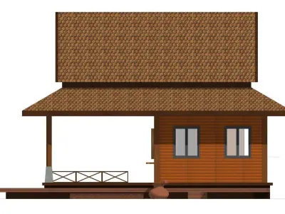Tropical pavilion version 2 3D model