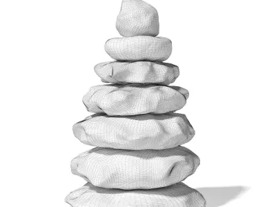 Rock Pile 3D Model 3D model