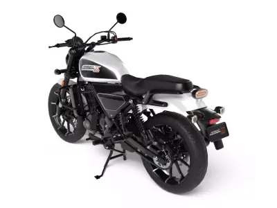 Harley Davidson X440 - Vivid Goldfish Silver - 3D Model Low-poly 3D model